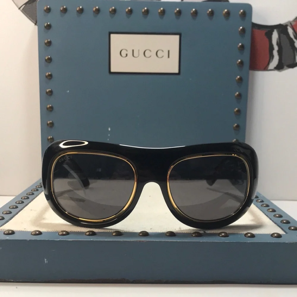 Luxury New Authentic Gucci GG1108S 001 Aviator Sunglasses ✨